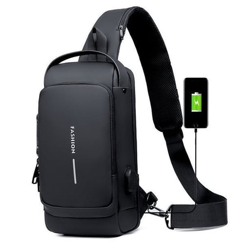 Stylowa torba crossbody zapobiegająca kradzieży - Nina-Czarny-Trend Polska