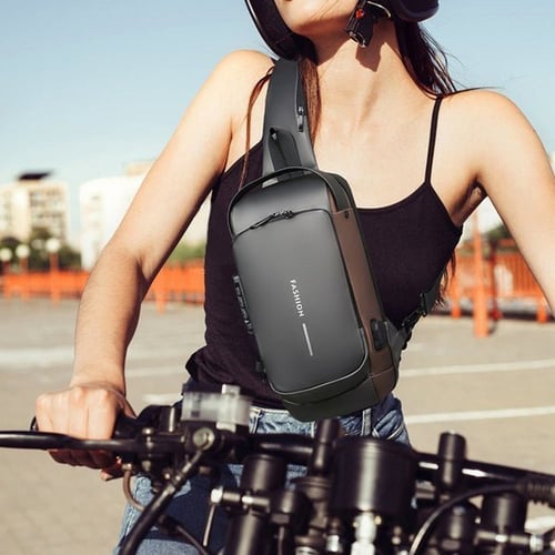 Stylowa torba crossbody zapobiegająca kradzieży - Nina-Czarny-Trend Polska