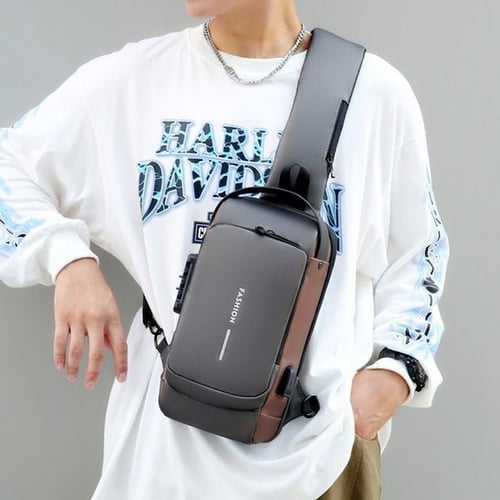 Stylowa torba crossbody zapobiegająca kradzieży - Nina-Czarny-Trend Polska