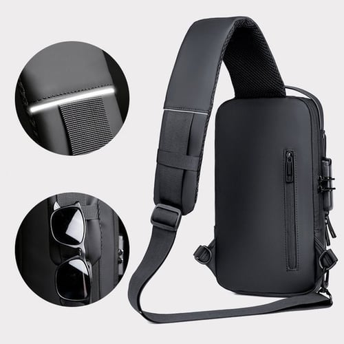 Stylowa torba crossbody zapobiegająca kradzieży - Nina-Czarny-Trend Polska