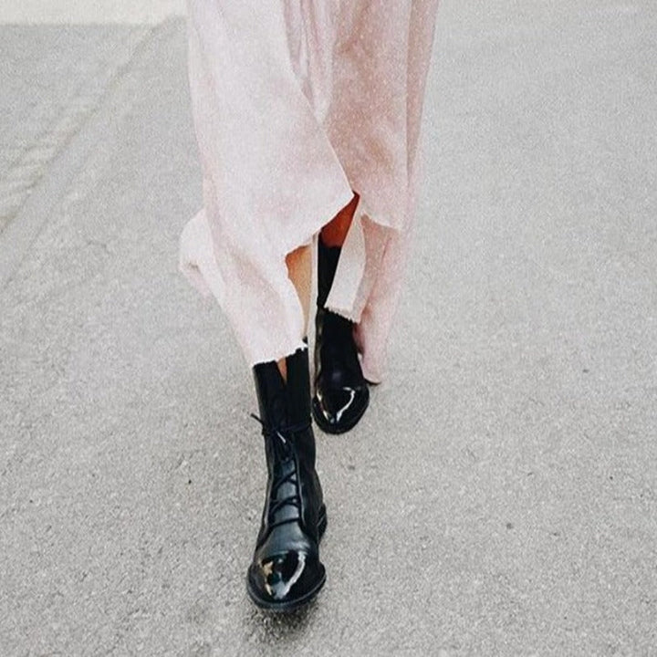 Stylowe botki damskie - Vivienne-Czarny-35-Trend Polska