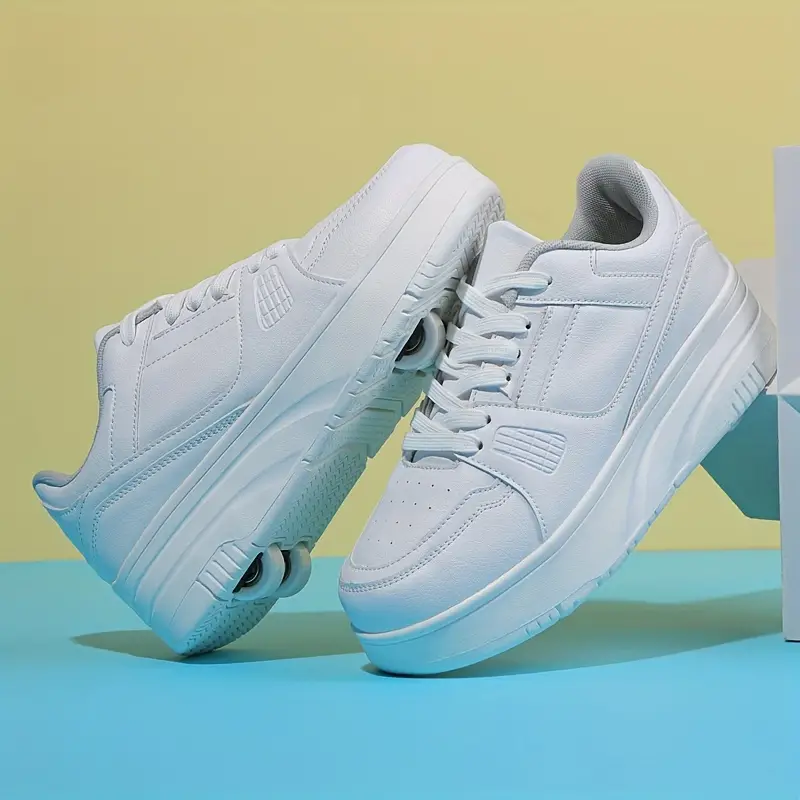Stylowe buty rolkowe na przygody na świeżym powietrzu - Rollo-Biały-29-Trend Polska