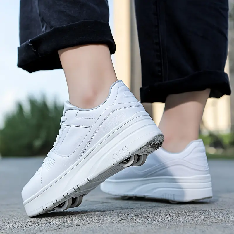 Stylowe buty rolkowe na przygody na świeżym powietrzu - Rollo-Różowy-29-Trend Polska