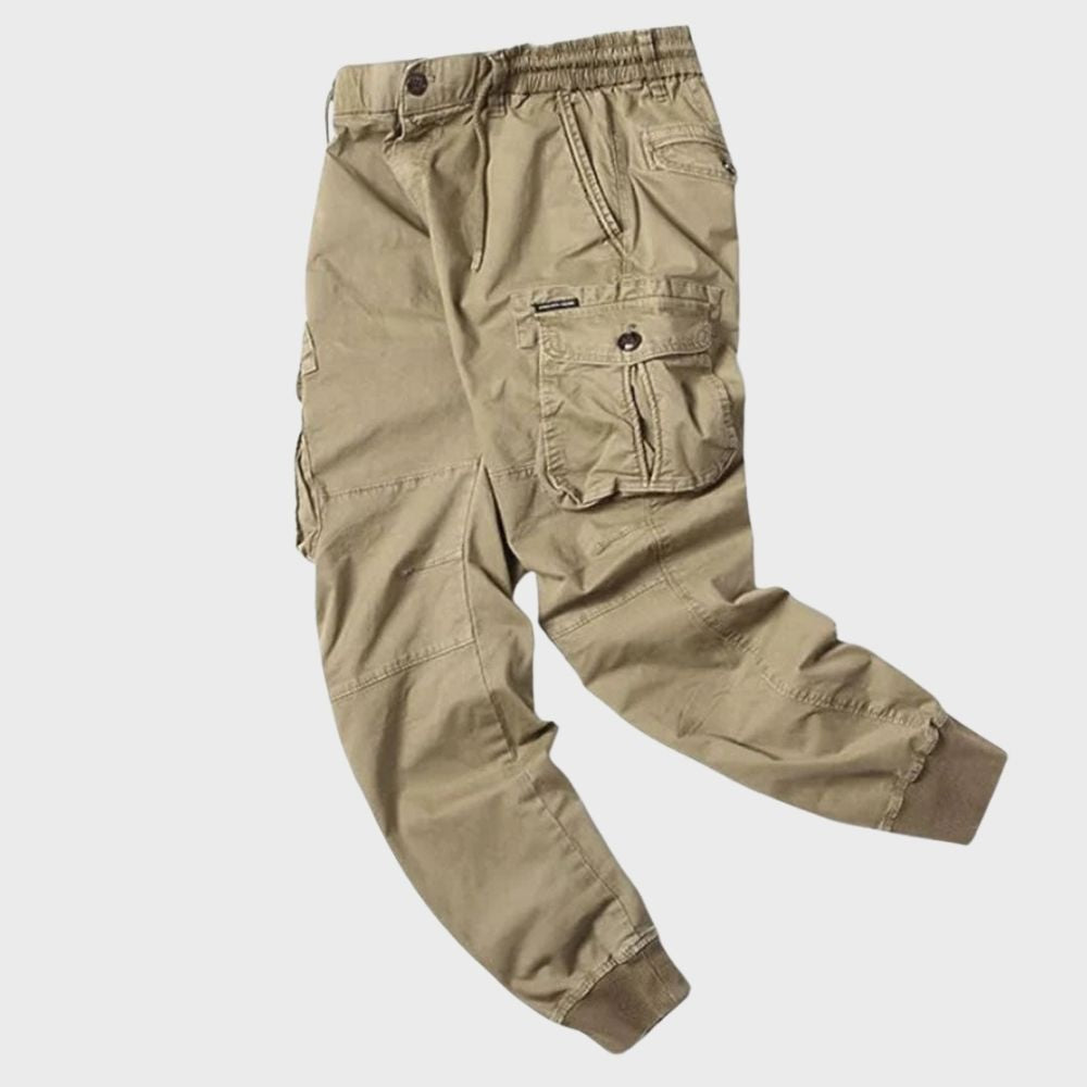 Stylowe Cargo Joggers dla Mężczyzn - Dexter-Ciemnoszary-1-29-Trend Polska