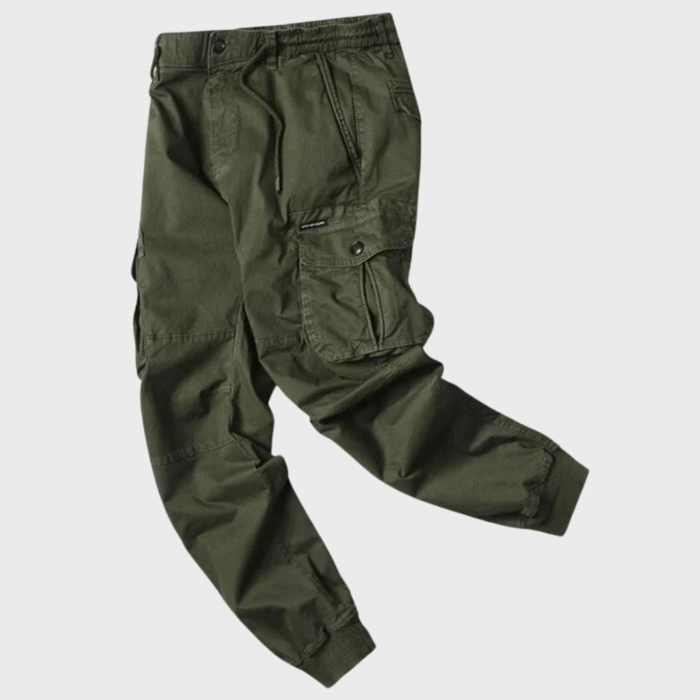 Stylowe Cargo Joggers dla Mężczyzn - Dexter-Ciemnoszary-1-29-Trend Polska