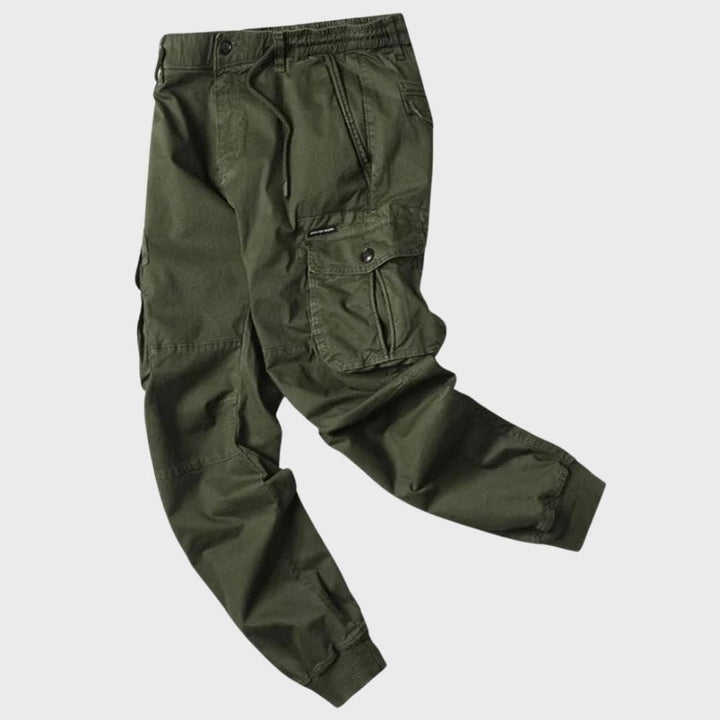 Stylowe Cargo Joggers dla Mężczyzn - Dexter-Ciemnoszary-1-29-Trend Polska