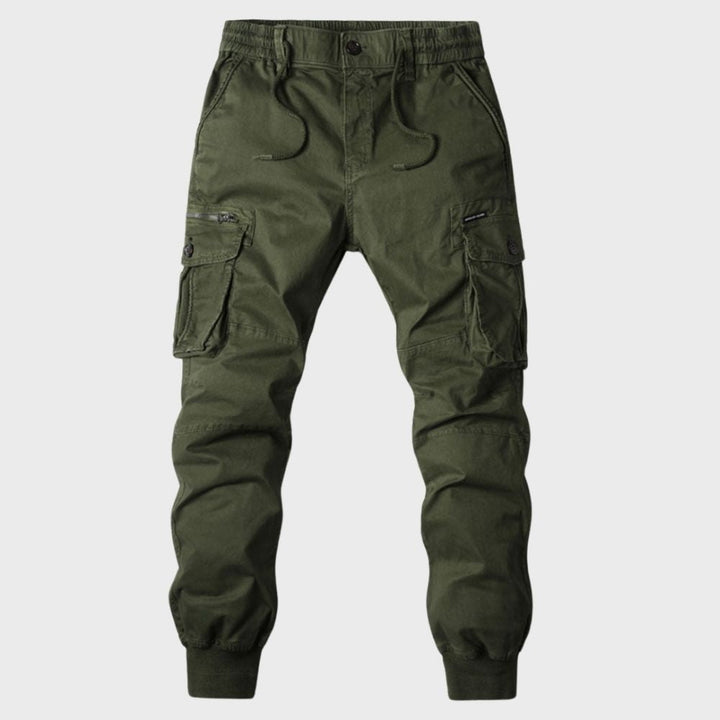 Stylowe Cargo Joggers dla Mężczyzn - Dexter-Zielony-29-Trend Polska