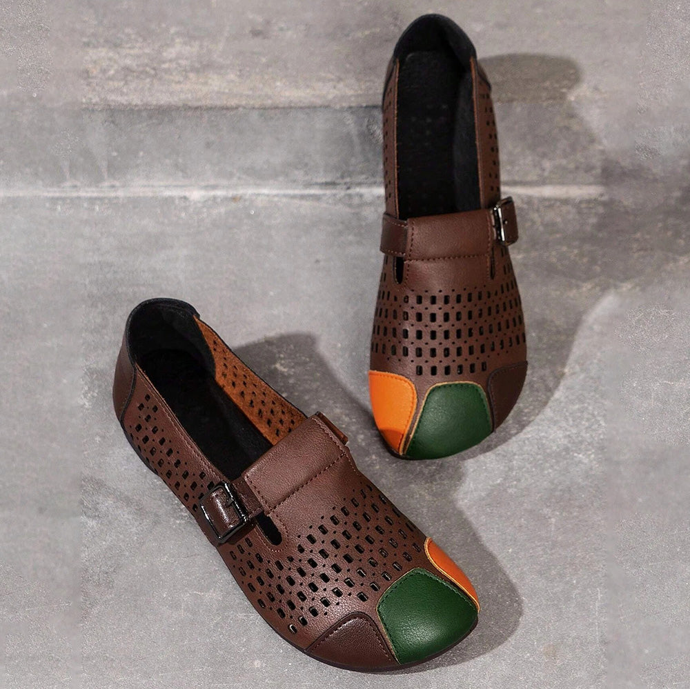 Stylowe Damskie Buty - Livia-Beżowy-35-Trend Polska