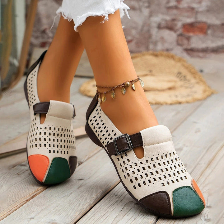 Stylowe Damskie Buty - Livia-Beżowy-35-Trend Polska