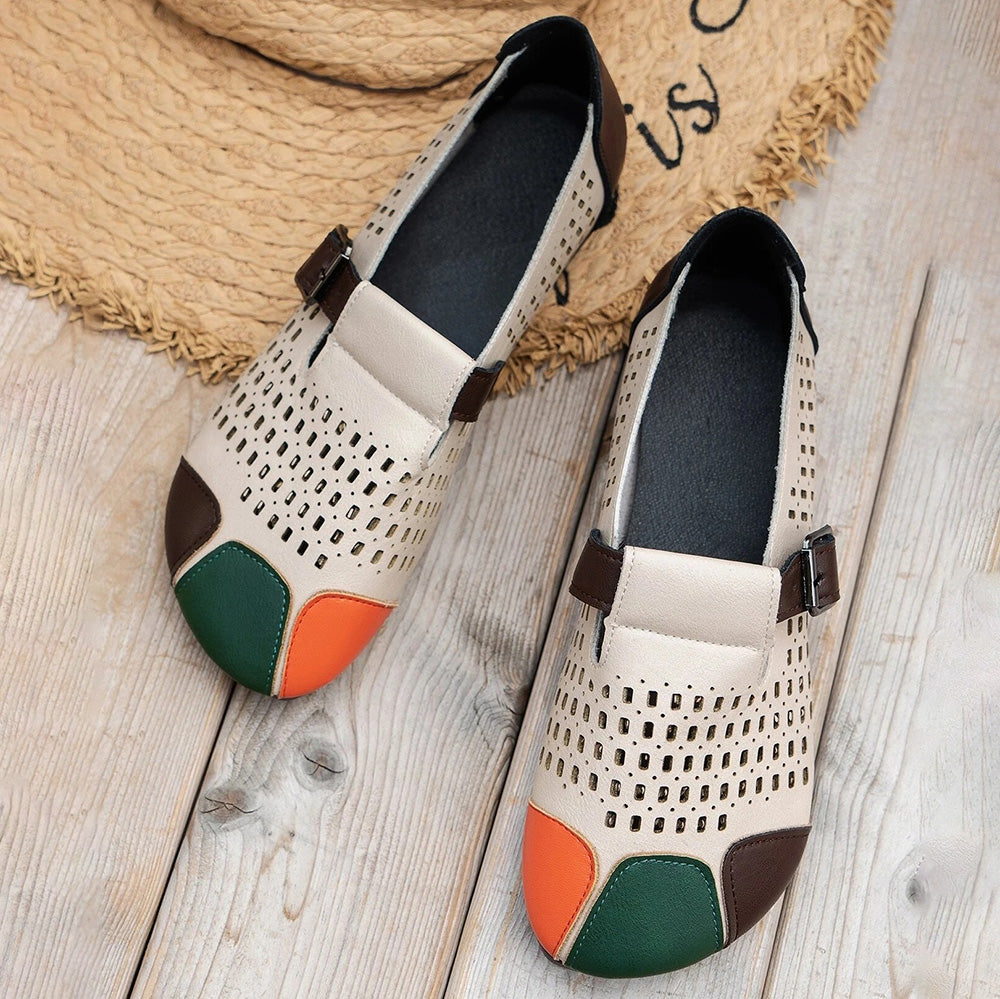 Stylowe Damskie Buty - Livia-Beżowy-35-Trend Polska