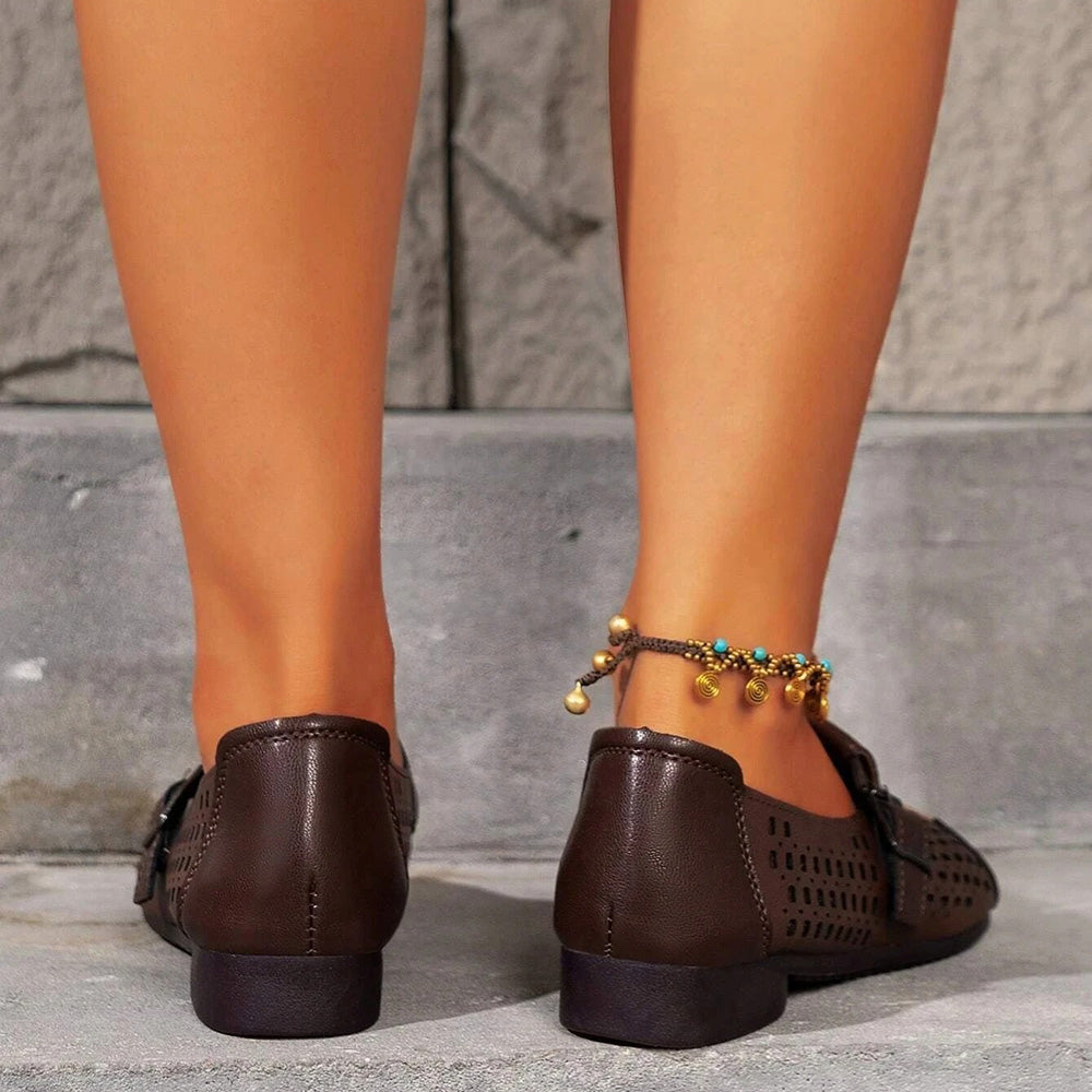 Stylowe Damskie Buty - Livia-Beżowy-35-Trend Polska