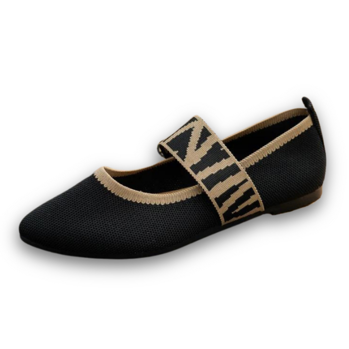 Stylowe damskie letnie buty z ostrym noskiem - Lina-36-Beżowy-Trend Polska
