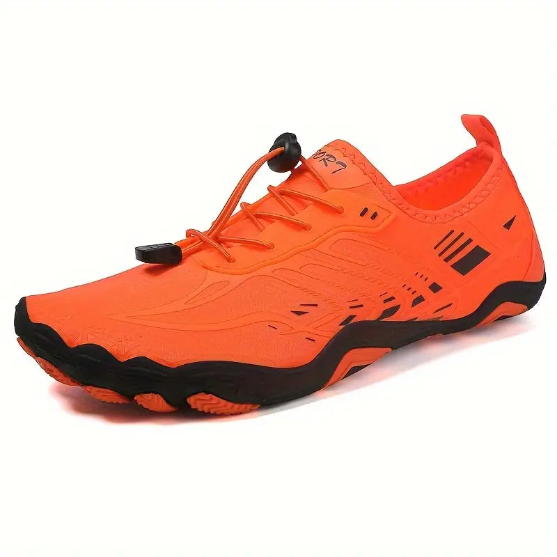 Stylowe Damskie Sneakersy Barefoot - BreezeStep-Pomarańczowy-35-Trend Polska