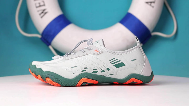 Stylowe Damskie Sneakersy Barefoot - BreezeStep-Szary-35-Trend Polska