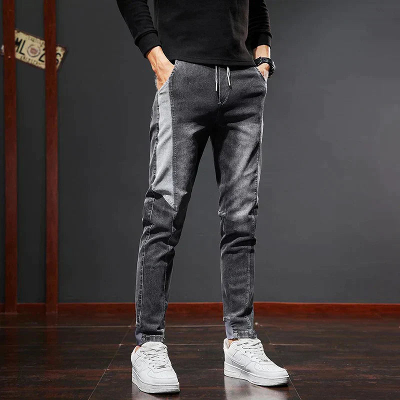 Stylowe jeansy męskie – Mason-Czarny-S-Trend Polska