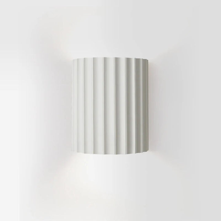 Stylowe kinkiety z żywicy - LumiResin-Biały-Ciepłe dowcipy-Trend Polska