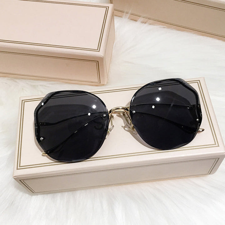 Stylowe okulary przeciwsłoneczne Boho dla kobiet - Luna Shades-Czarny-Trend Polska