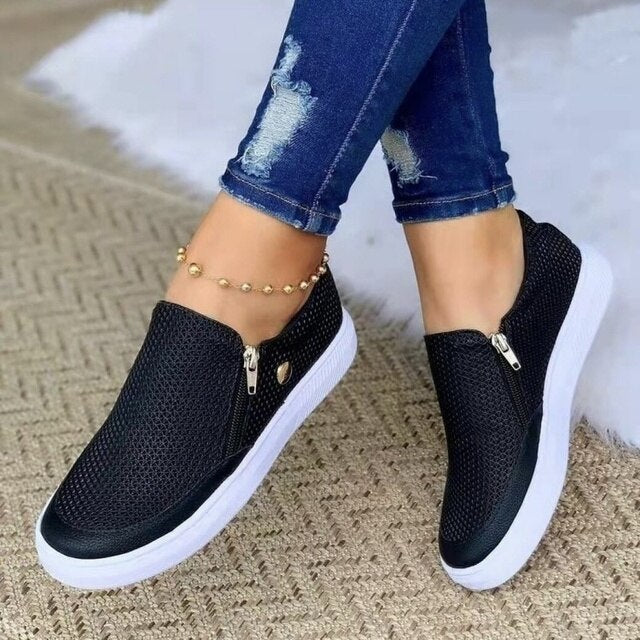 Stylowe ortopedyczne buty damskie - Elara-Czarny-36-Trend Polska