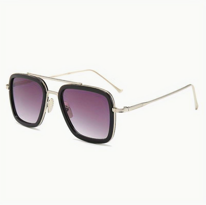 Stylowe uniseksowe okulary przeciwsłoneczne o premium wyglądzie – Miami Luxe-Liliowy-Trend Polska