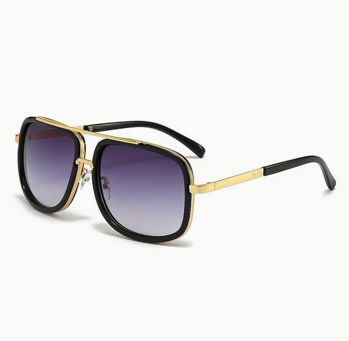 Stylowe unisexowe okulary przeciwsłoneczne o eleganckim wykończeniu – SunEdge Flair-Liliowy-Trend Polska