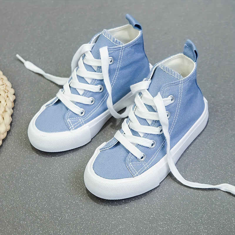 Stylowe wysokie sneakersy Rilo - dla dzieci, które lubią się ruszać-Czarny-20-Trend Polska