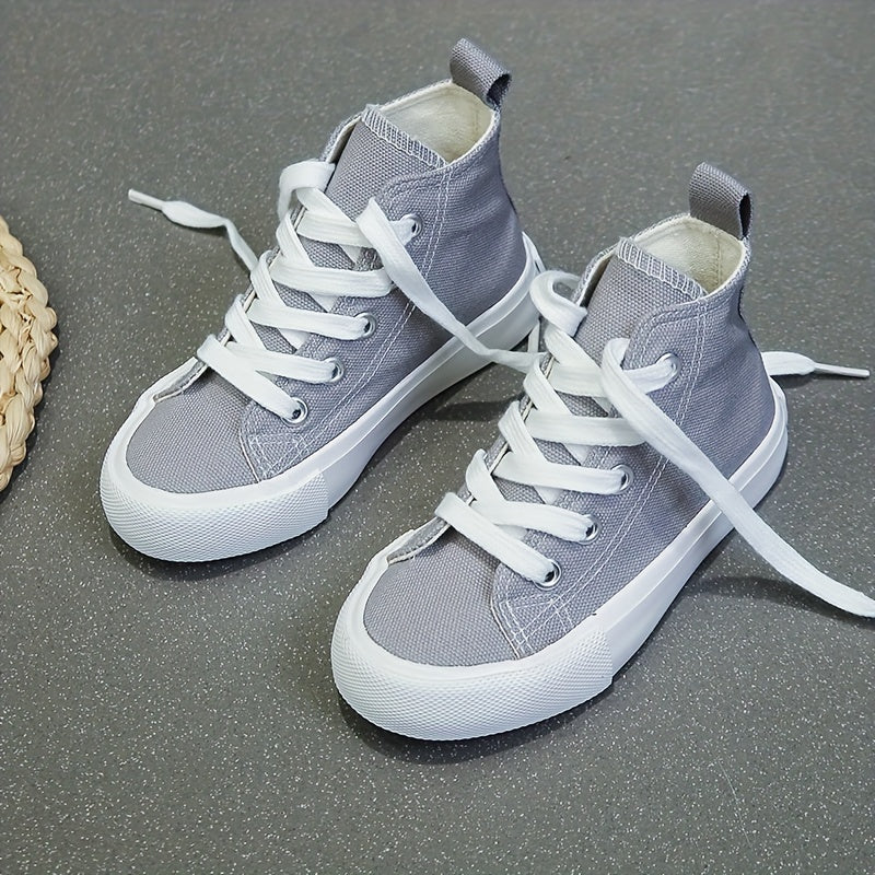 Stylowe wysokie sneakersy Rilo - dla dzieci, które lubią się ruszać-Czarny-20-Trend Polska