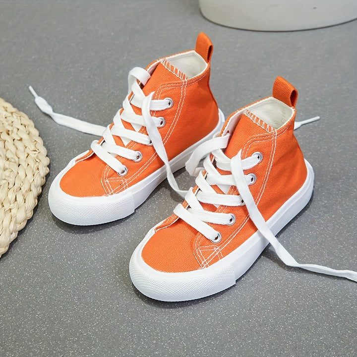 Stylowe wysokie sneakersy Rilo - dla dzieci, które lubią się ruszać-Czarny-20-Trend Polska