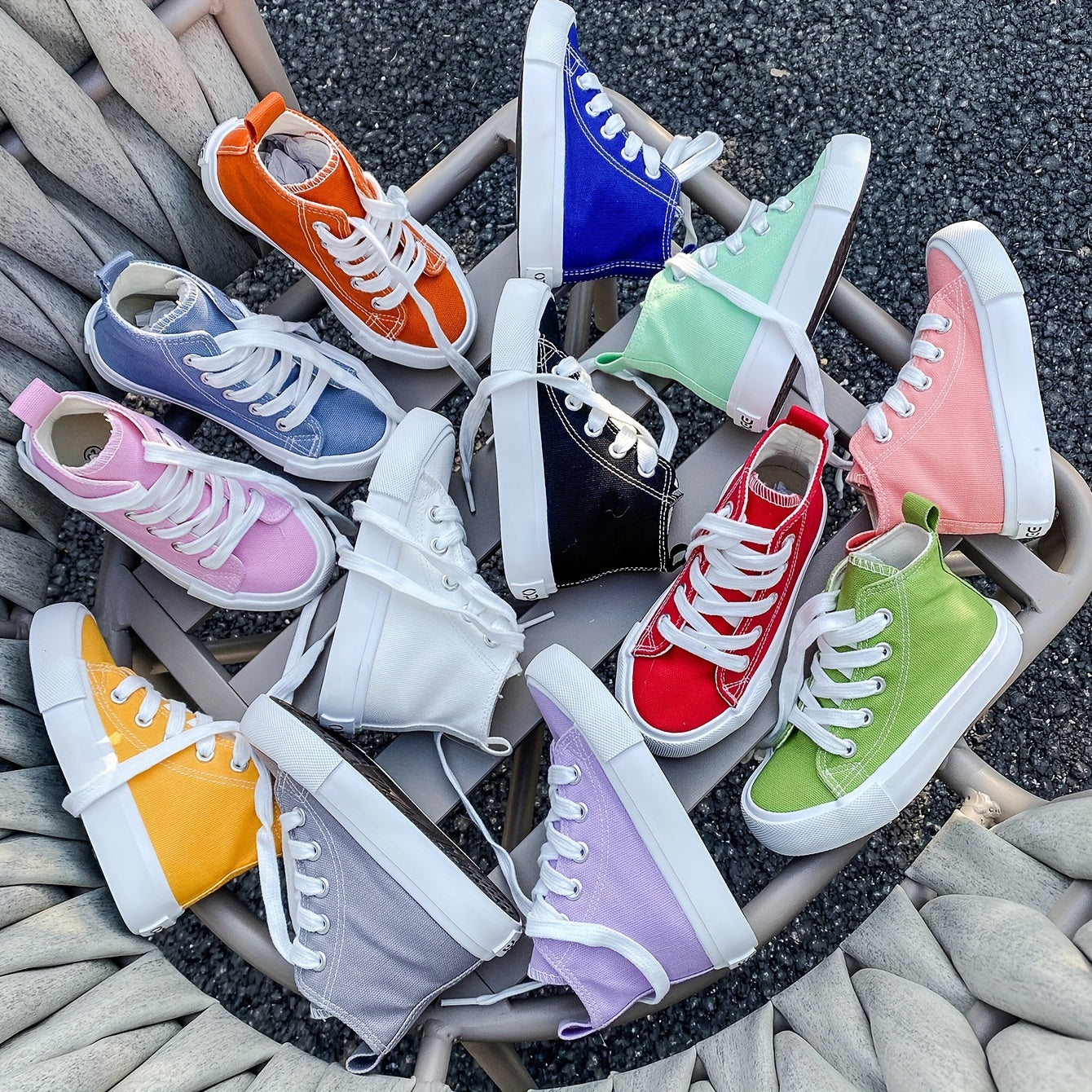 Stylowe wysokie sneakersy Rilo - dla dzieci, które lubią się ruszać-Czarny-20-Trend Polska