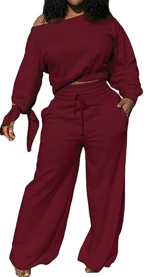 Stylowy damski dres - Lola-Bordeaux czerwień-S-Trend Polska