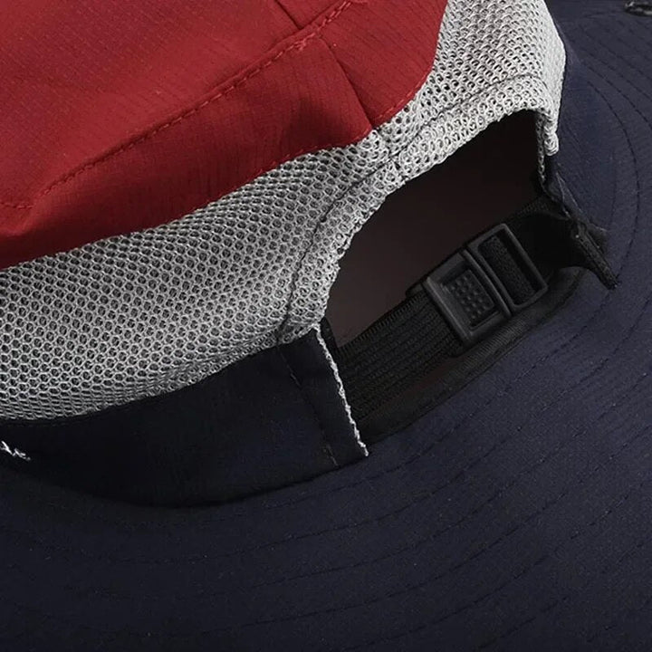 Stylowy damski kapelusz przeciwsłoneczny z szerokim rondem – Livia-Różowy-Trend Polska