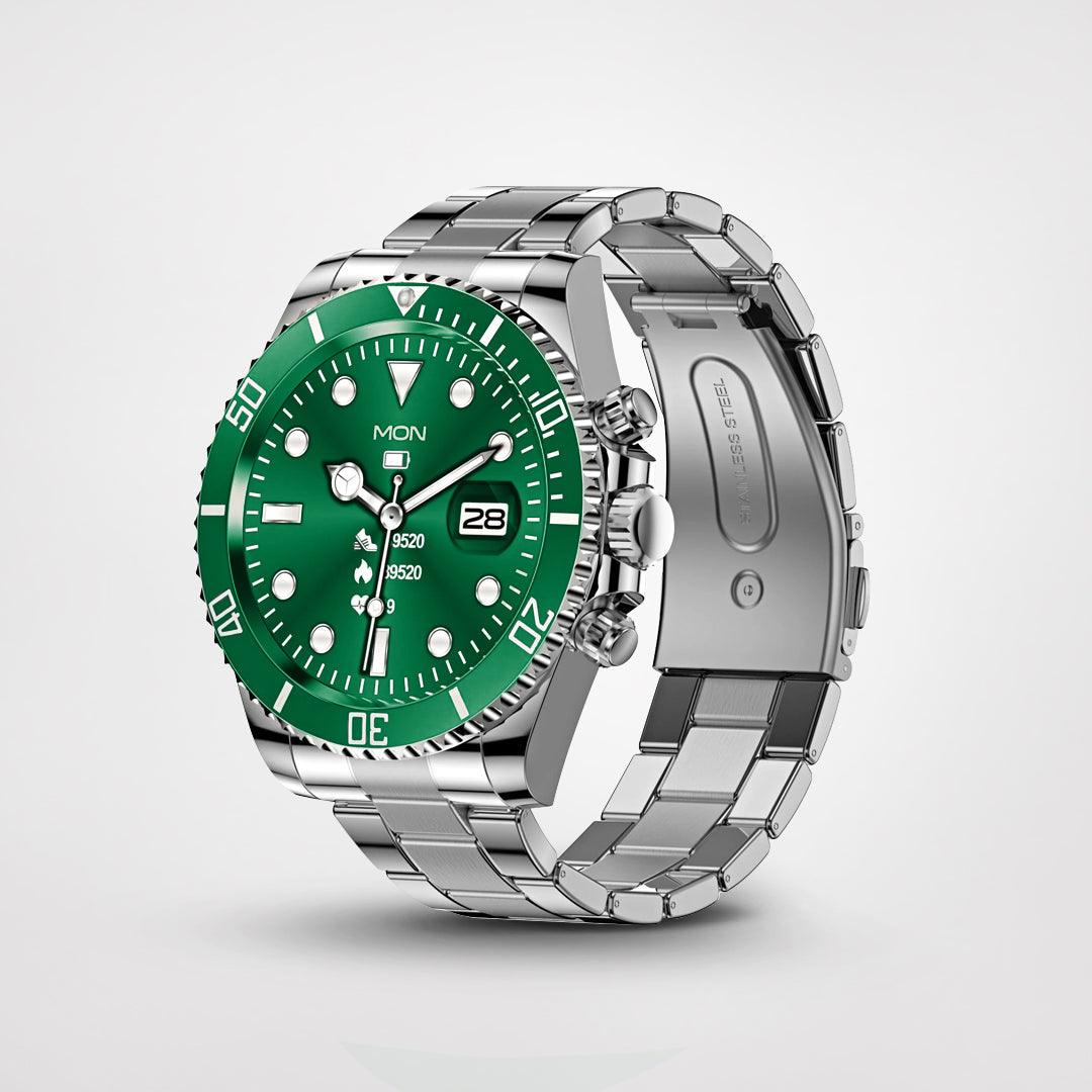 Stylowy i zaawansowany smartwatch - PowerFit-Zielony-Trend Polska