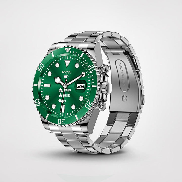 Stylowy i zaawansowany smartwatch - PowerFit-Zielony-Trend Polska
