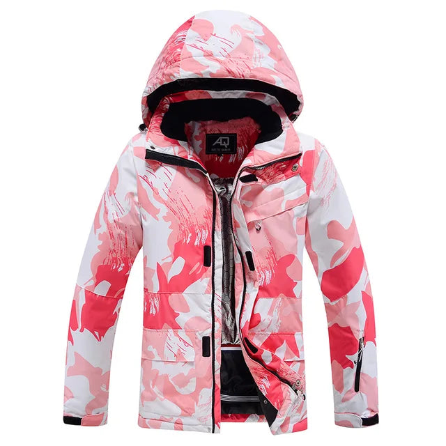Stylowy kombinezon narciarski dla kobiet - Aurora-Fioletowy/Czarny-XS-Trend Polska
