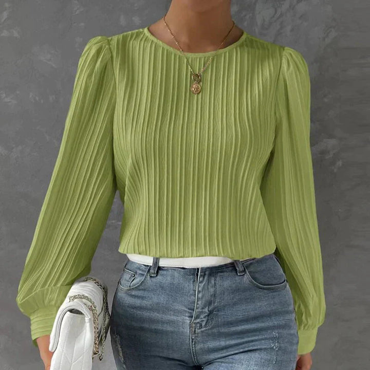 Stylowy, komfortowy sweter damski - Evelina-Zielony-S-Trend Polska