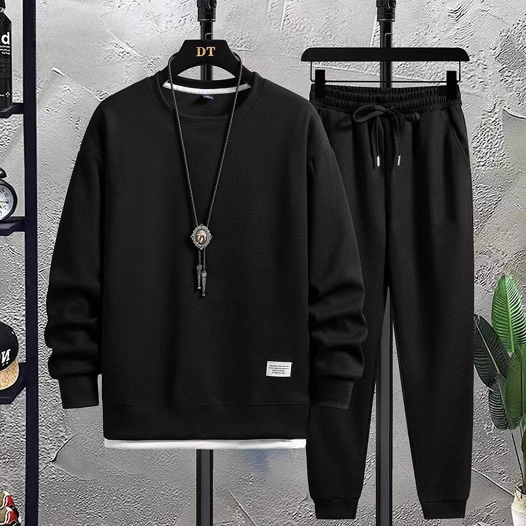 Stylowy męski dres - Mason-Czarny-M-Trend Polska