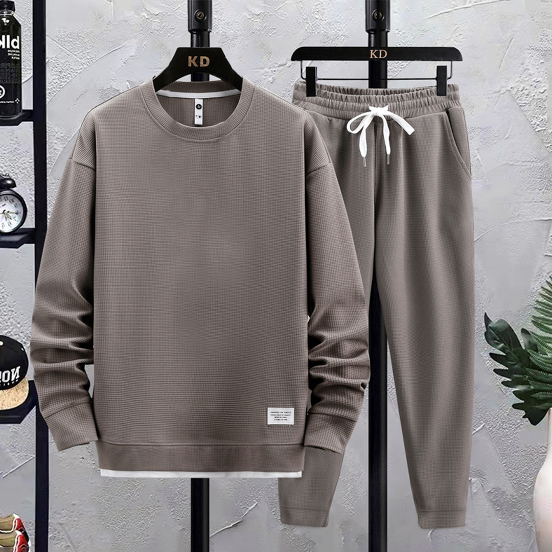 Stylowy męski dres - Mason-Szary-M-Trend Polska