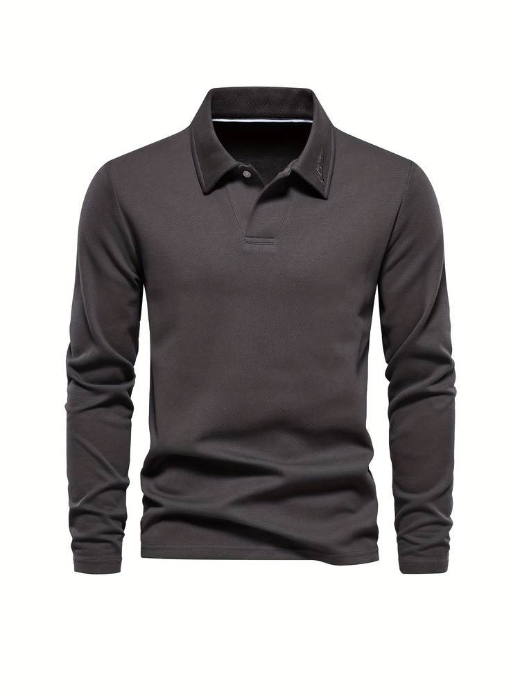 Stylowy męski sweter – Matteo-Czarny-S-Trend Polska