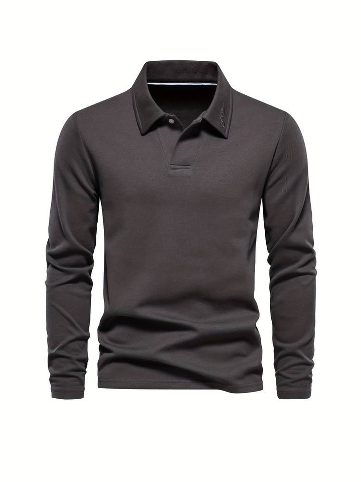 Stylowy męski sweter – Matteo-Czarny-S-Trend Polska