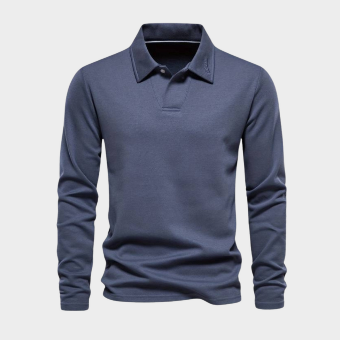 Stylowy męski sweter – Matteo-Niebieski-S-Trend Polska