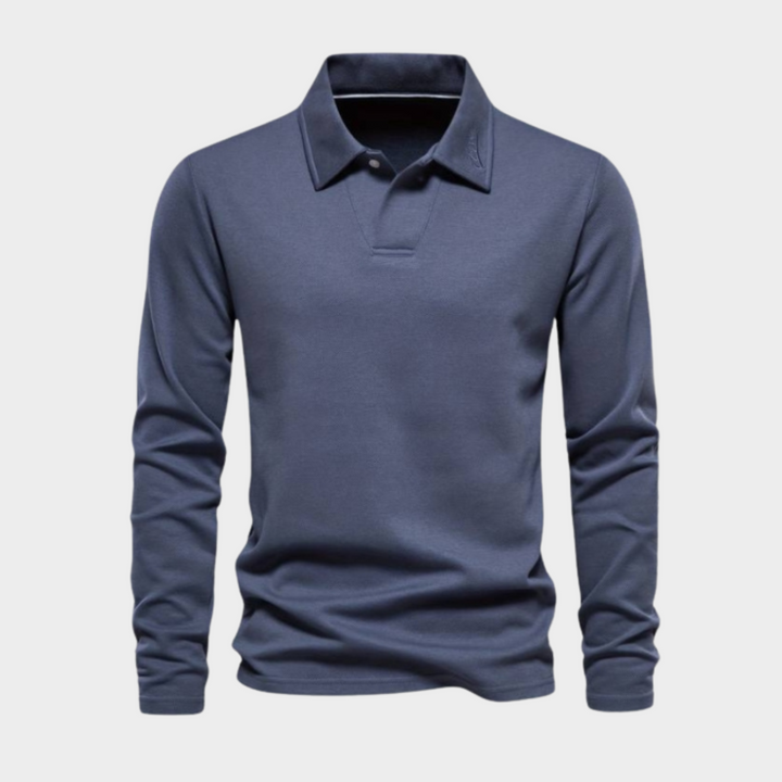 Stylowy męski sweter – Matteo-Niebieski-S-Trend Polska