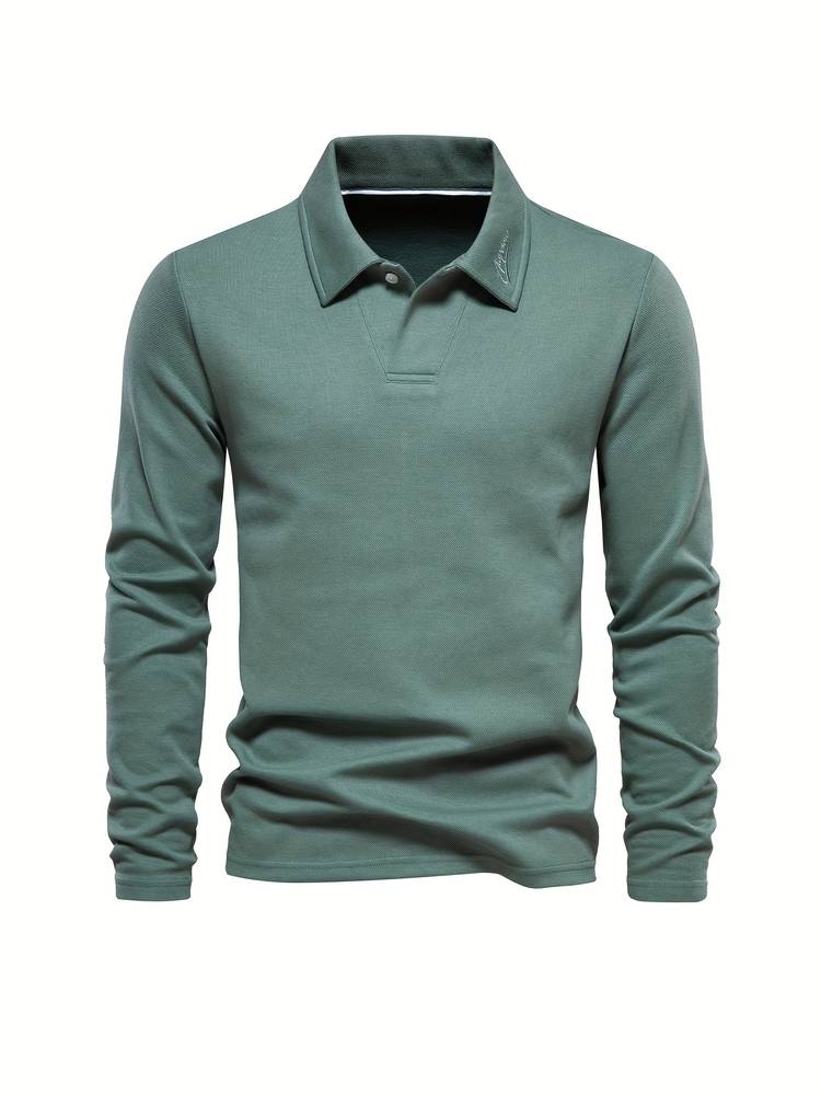 Stylowy męski sweter – Matteo-Zielony-S-Trend Polska