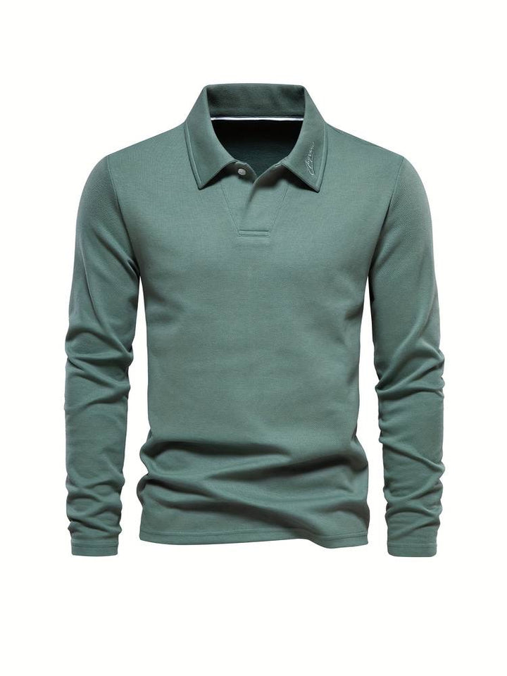 Stylowy męski sweter – Matteo-Zielony-S-Trend Polska
