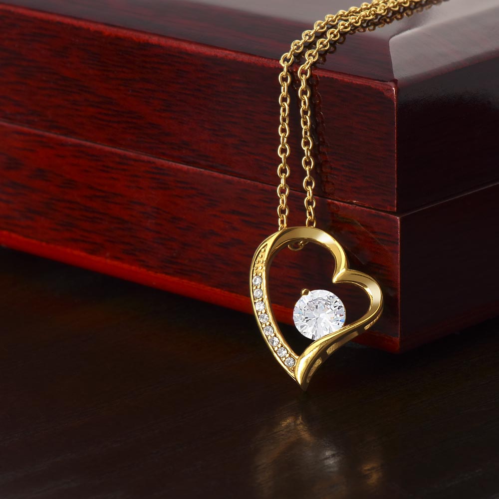 Stylowy naszyjnik w kształcie serca - Amara-18k Złoto żółte-Standard-Trend Polska
