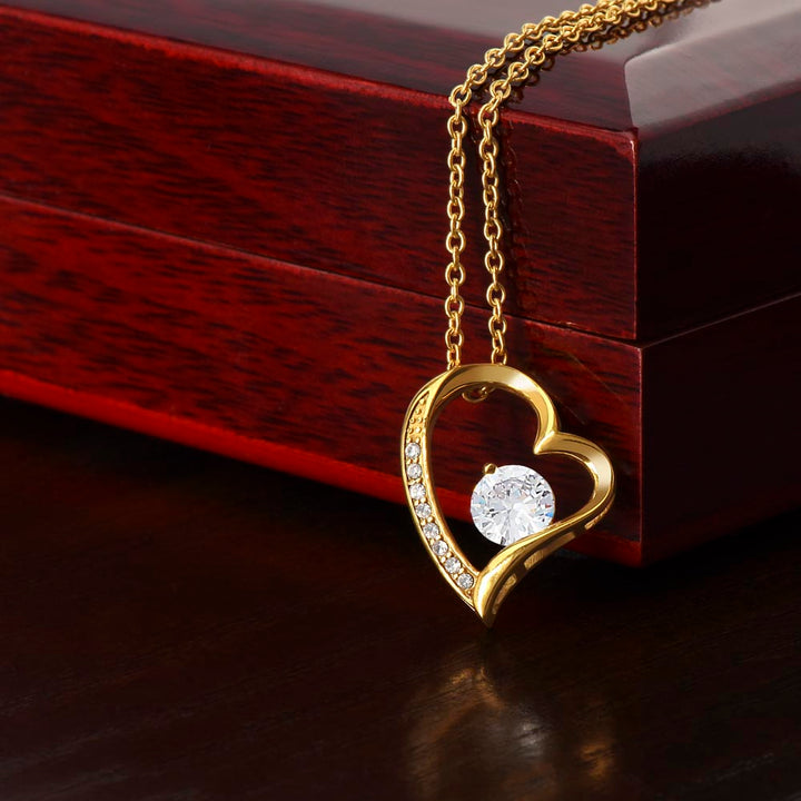 Stylowy naszyjnik w kształcie serca - Amara-18k Złoto żółte-Standard-Trend Polska