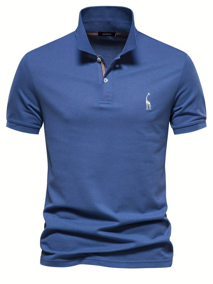 Stylowy Polo Męski - Jasper-Niebieski-S-Trend Polska