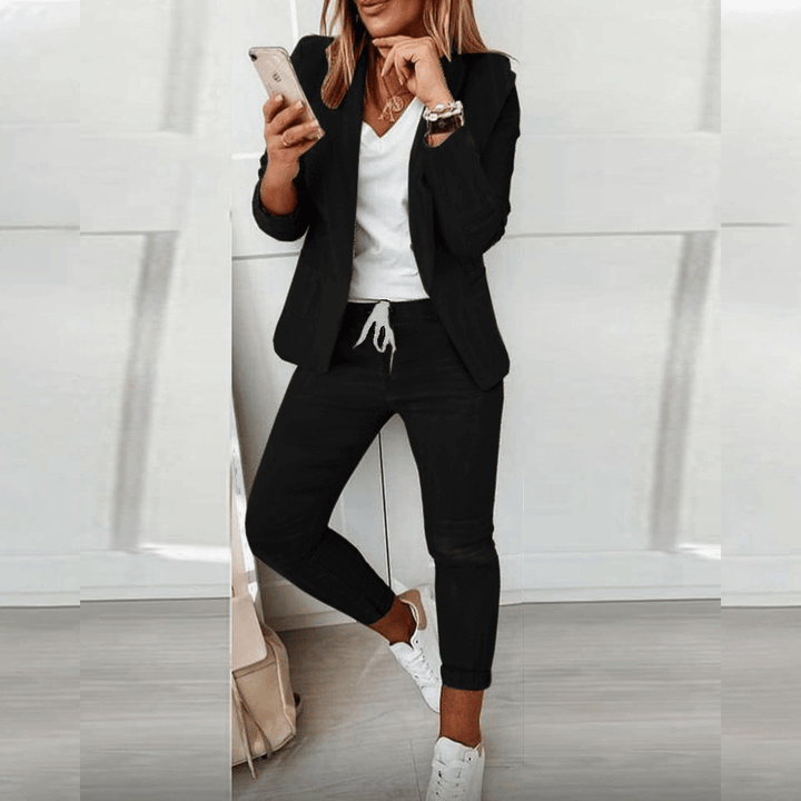 Stylowy Strój Damski - Sophia-Czarny-S-Trend Polska
