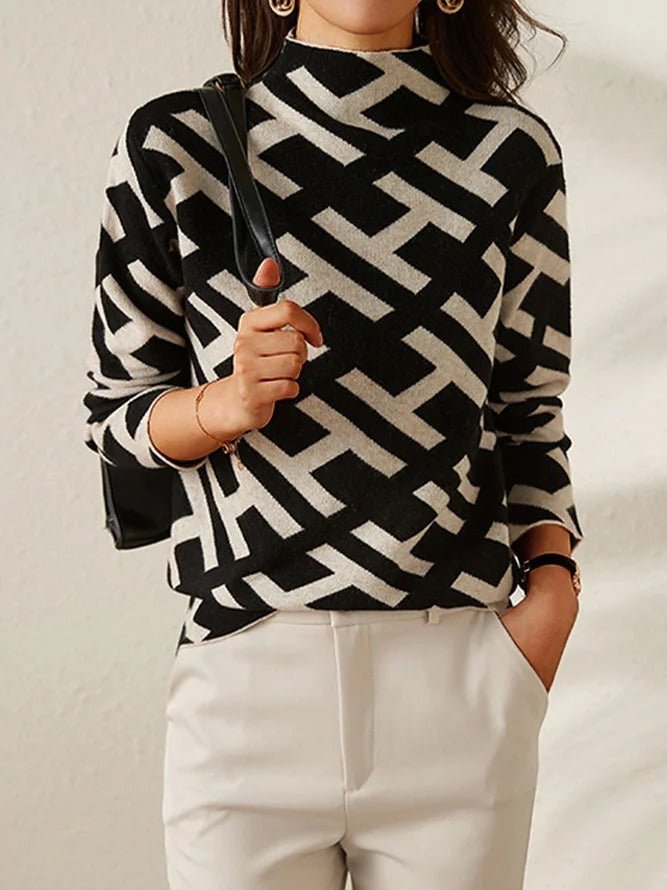 Stylowy sweter damski - Elise-S-Trend Polska