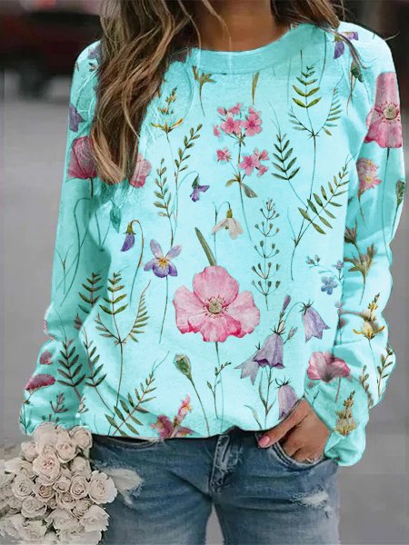 Stylowy sweter damski - Nova-Jasnoniebieski-S-Trend Polska