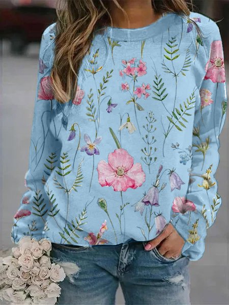 Stylowy sweter damski - Nova-Niebieski-S-Trend Polska