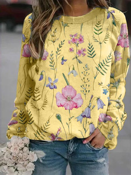 Stylowy sweter damski - Nova-Żółty-S-Trend Polska